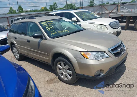 2009 Subaru Outback 2.5I z USA, uszkodzony, nr VIN 4S4BP61C497314279